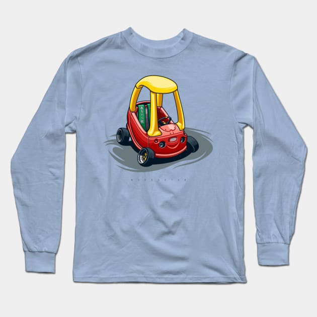 Baby stanced car Long Sleeve T-Shirt by Markaryan